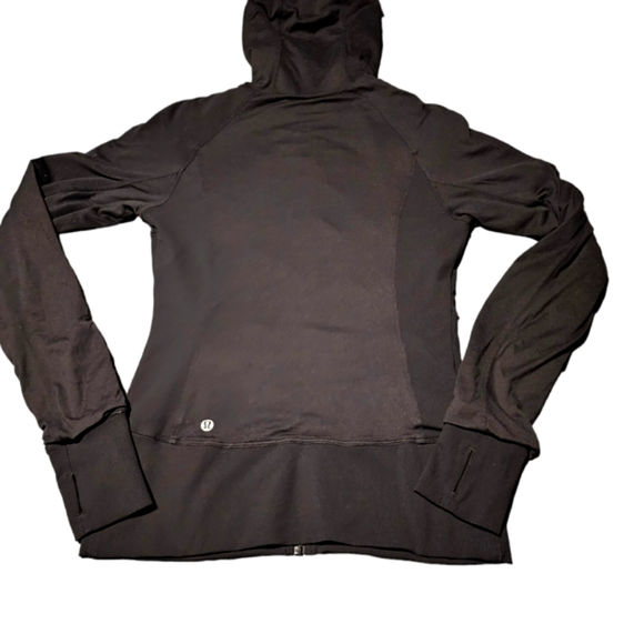 Lululemon In Flux Reversible Black zip Hoodie Size 8 - Picture 11 of 14
